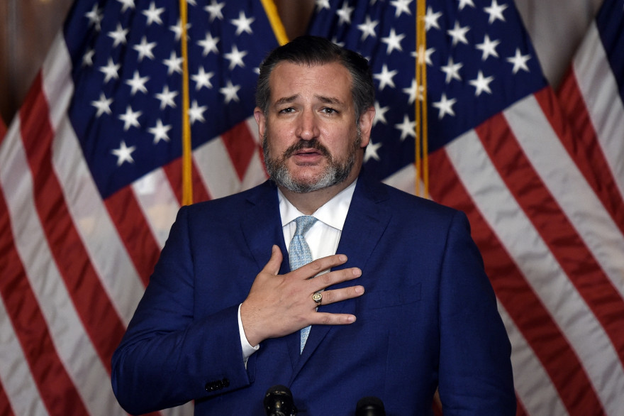 Le sénateur républicain du Texas Ted Cruz, le 20 octobre 2020
