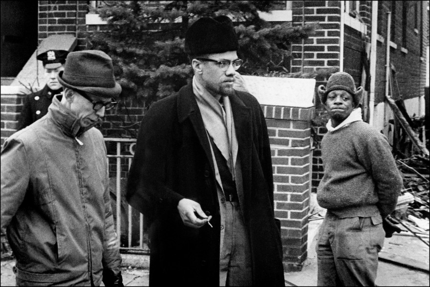 Le militant Malcom X, fondateur de l'Organisation de l'unité afro-américaine.