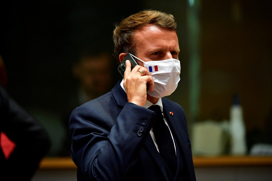 Emmanuel Macron, le 20 juillet 2020