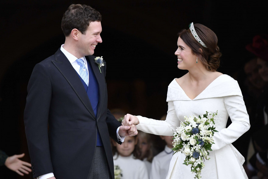La princesse Eugenie et son tout nouveau mari