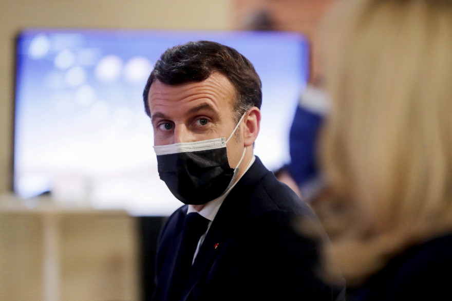 Emmanuel Macron, le 18 février 2021