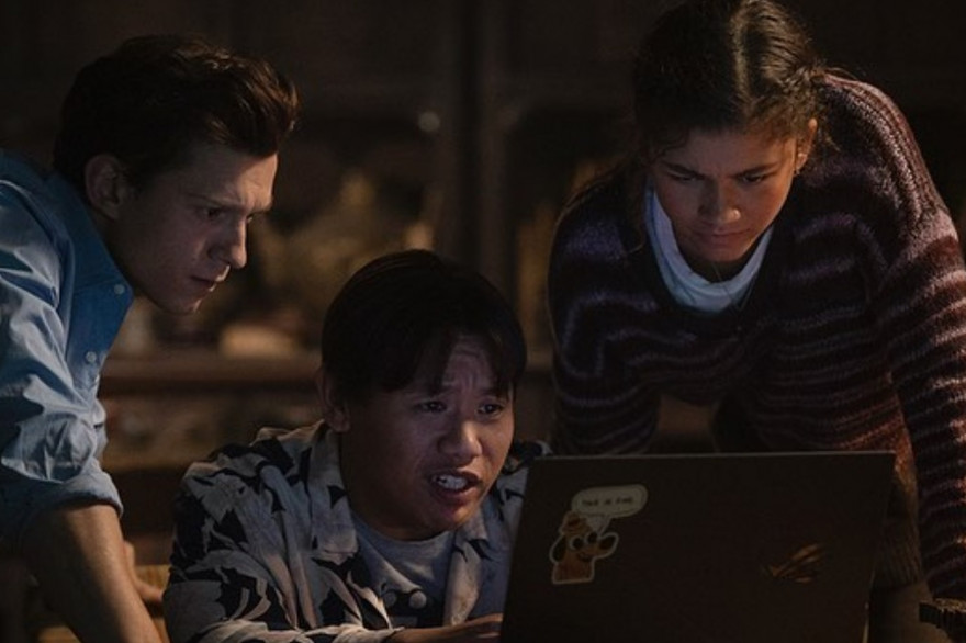 Tom Holland, Jacob Batalon et Zendaya dans "Spider-Man 3"