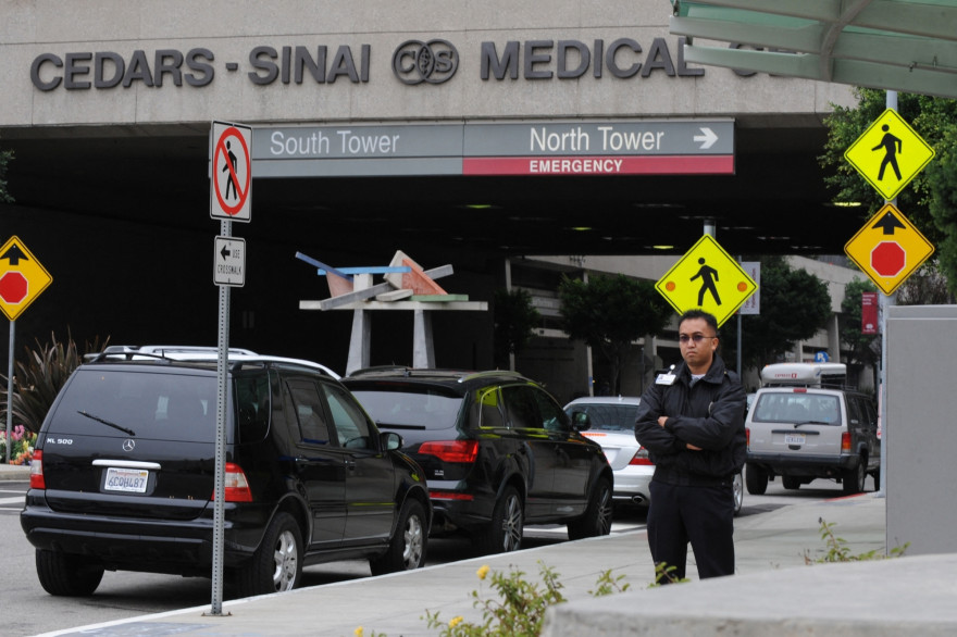 Le prestigieux hôpital Cedars-Sinai de Los Angeles où Tiger Woods a été transféré à la suite de ses opérations aux jambes (illustration)