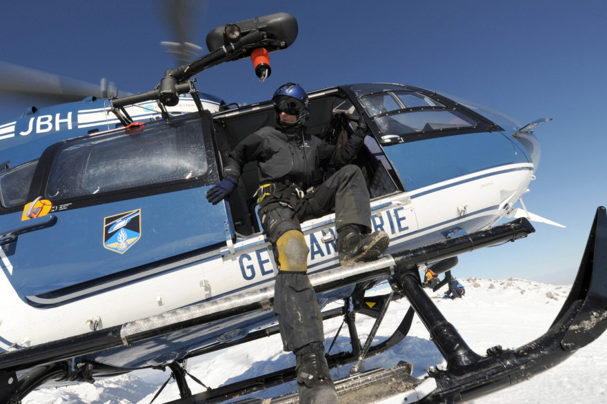 Un hélicoptère de la gendarmerie (illustration).