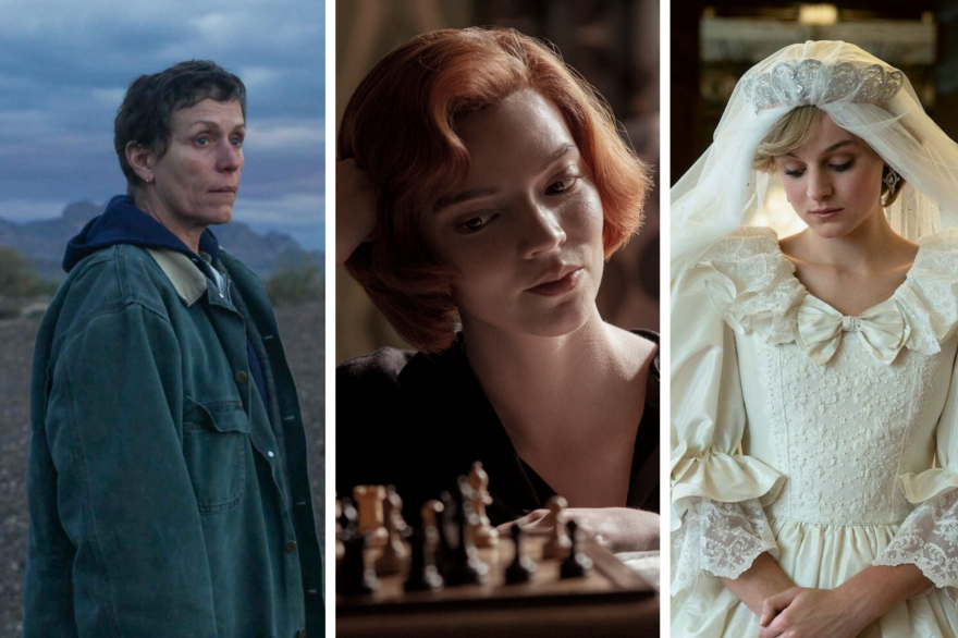 "Nomadland", "The Queen's Gambit" et "The Crown" ont été sacrés en 2021