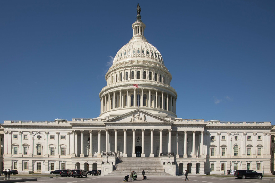 Une vue du Capitole, à Washington
