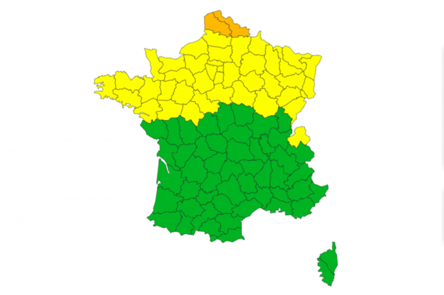 Météo France place le Pas-de-Calais et le Nord en vigilance orange vent violent jusqu'au jeudi 11 mars 16 heures.