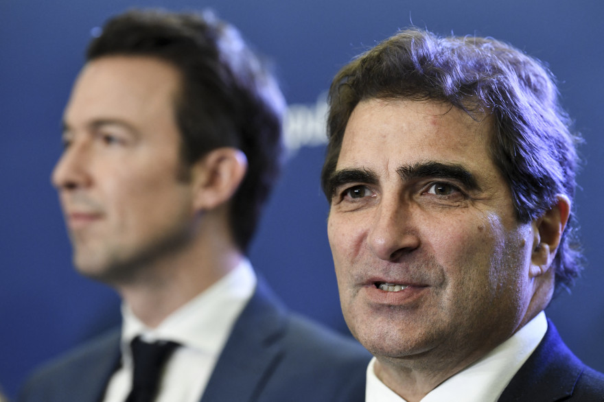 Guillaume Peltier et Christian Jacob, le 21 janvier 2020