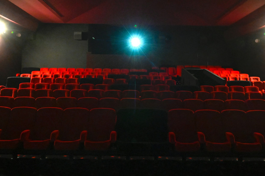 Une salle de cinéma vide (illustration).