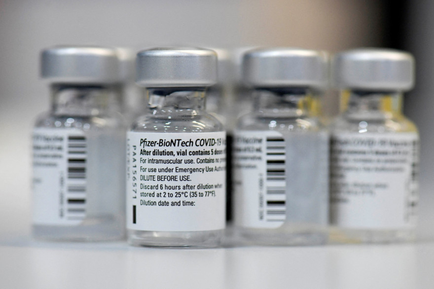 Fioles de vaccins Pfizer (illustration).