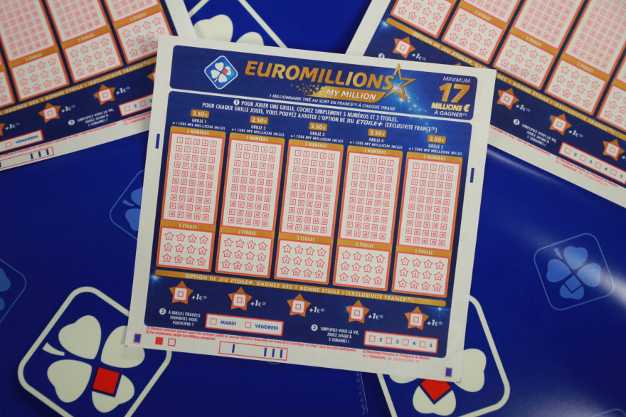 Un ticket d'Euromillions.