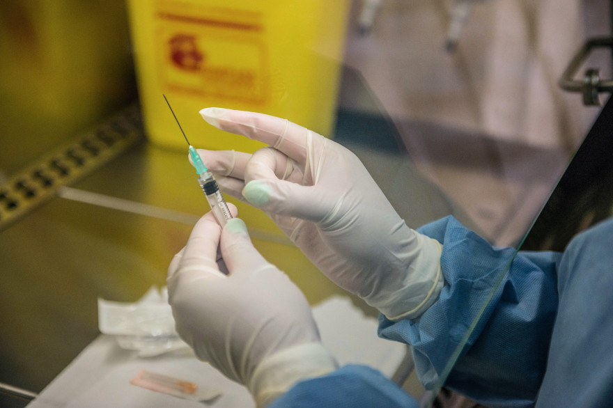 Un vaccin expérimental contre le VIH à Prétoria en Afrique du Sud en 2016