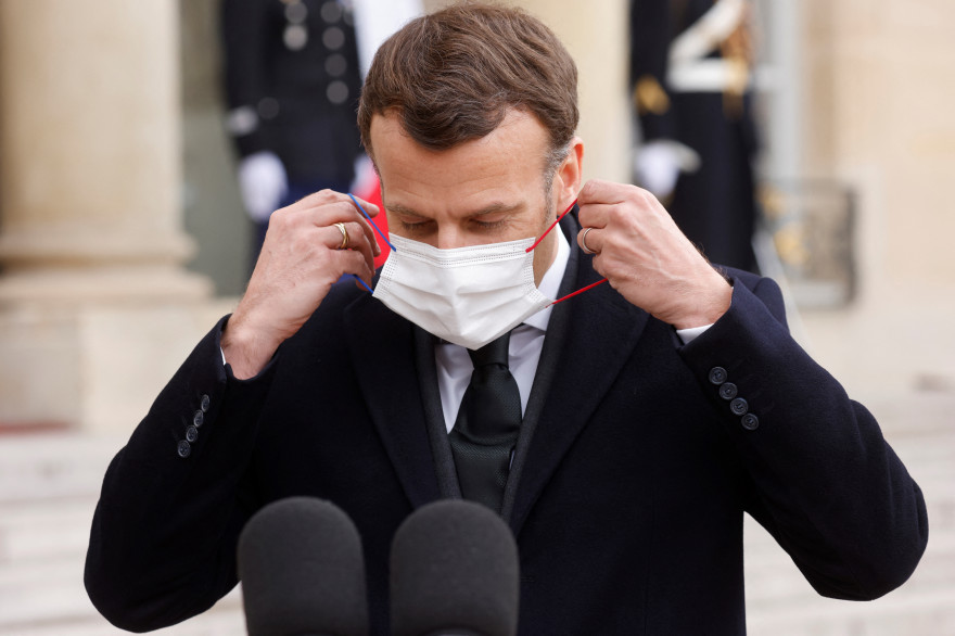 Emmanuel Macron le 17 mars 2021