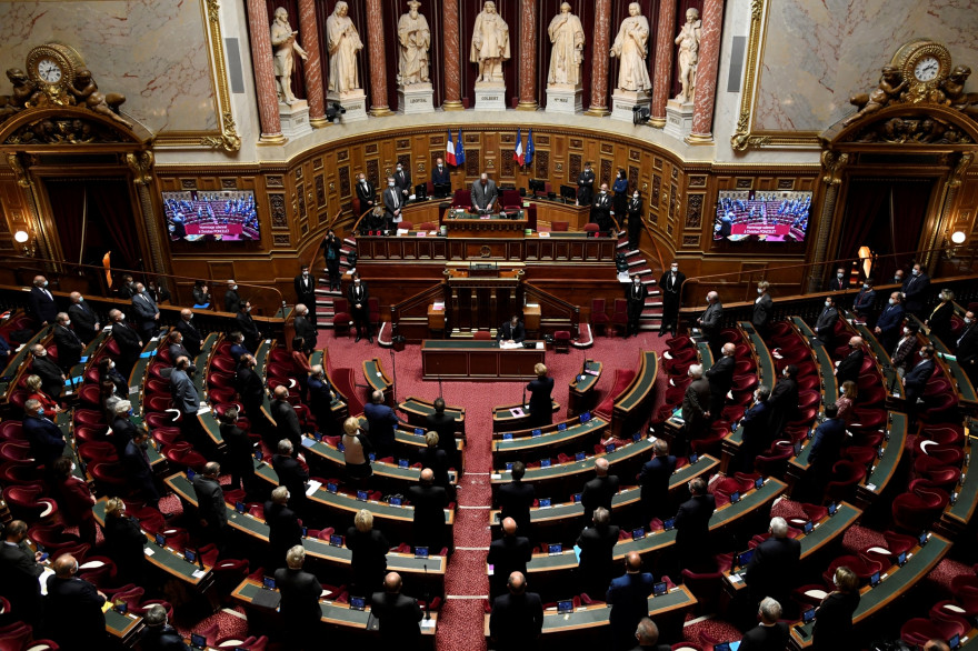 L'hémicycle du Sénat (illustration).