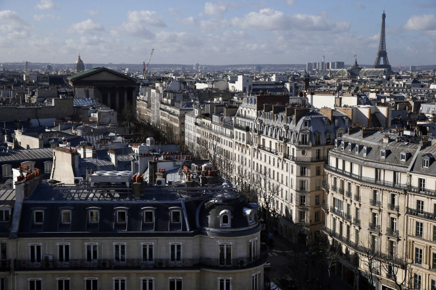Une image des rues de Paris, en février 2015
