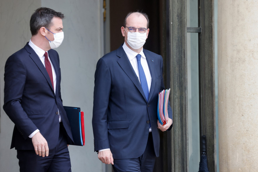 Jean Castex et Olivier Véran le 10 mars 2021 (illustration)