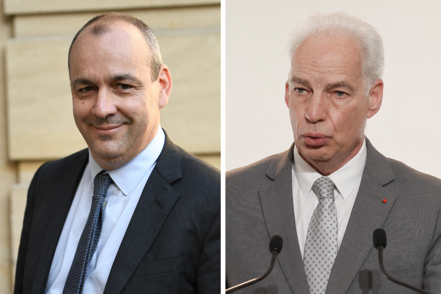 Laurent Berger et Alain Griset