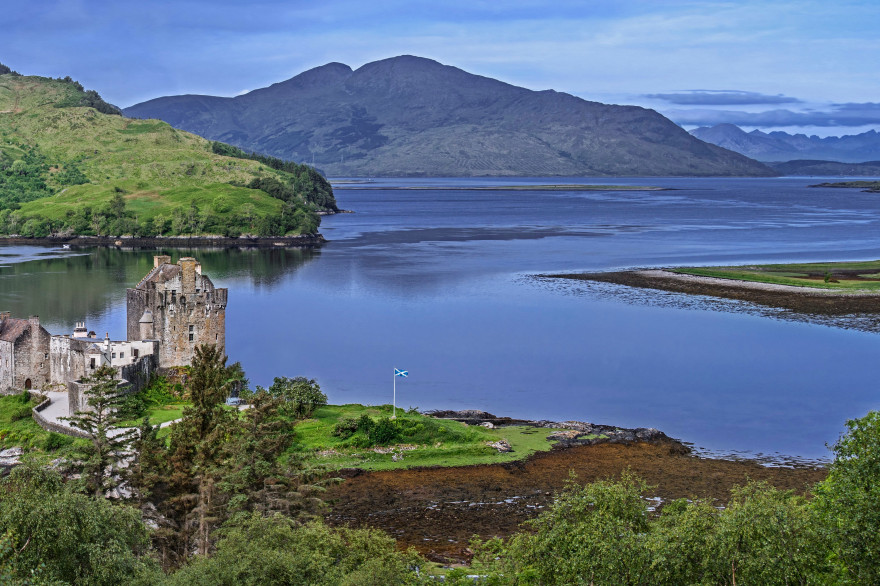 Les Highlands, en Écosse (Illustration)
