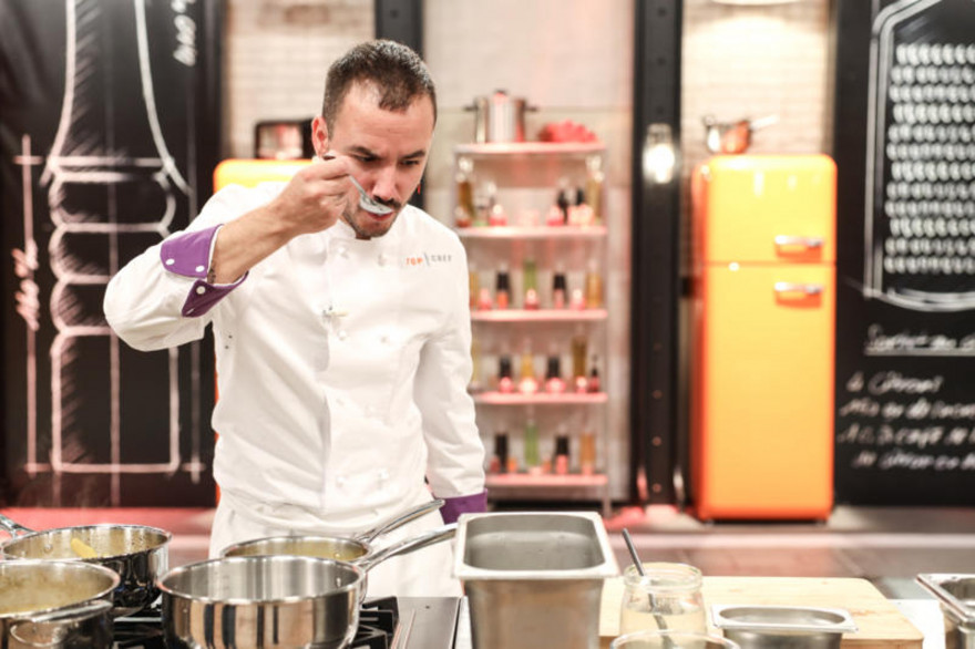 Baptiste de la brigade de Paul Pairet dans "Top Chef"