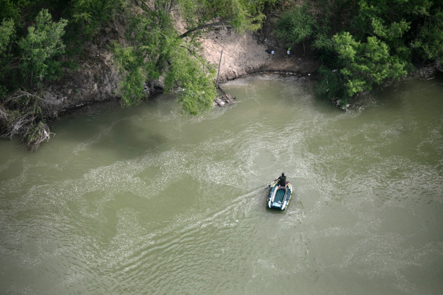 Le fleuve Rio Grande, qui sert de frontière entre le Mexique et les États-Unis.