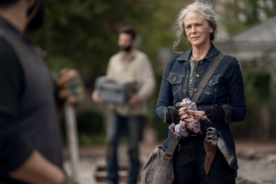 Melissa McBride (Carol) dans l'épisode 21 de "The Walking Dead"