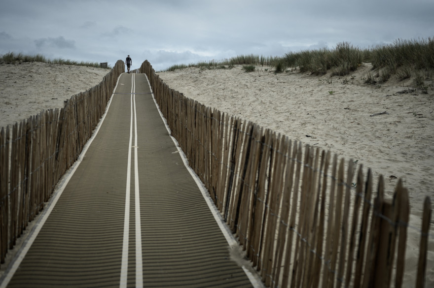 Une plage en Gironde (illustration).