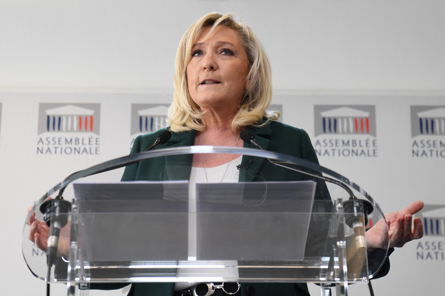 La cheffe du RN s'était déjà mise "en congé" de la présidence du parti, entre les deux tours de la présidentielle de 2017.