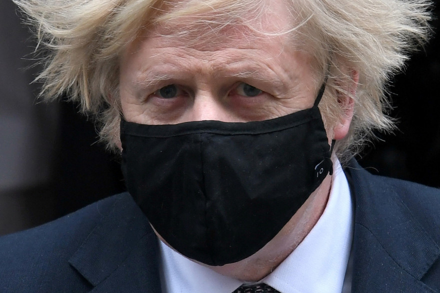 Le Premier ministre Boris Johnson, à Londres le 24 mars 2021.