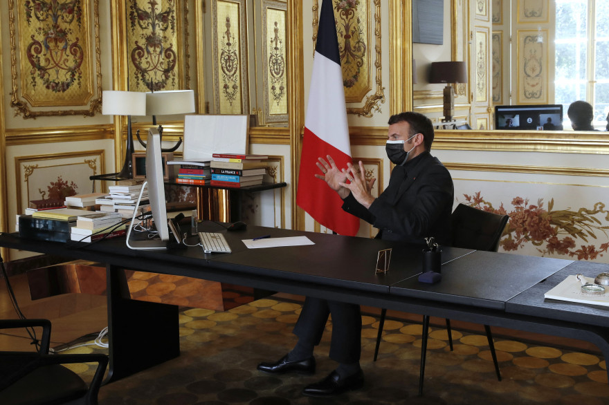 Emmanuel Macron, le 6 avril 2021