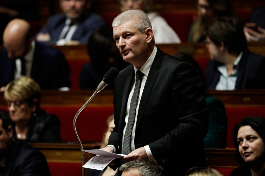 Olivier Falorni à l'Assemblée nationale, le 11 décembre 2018