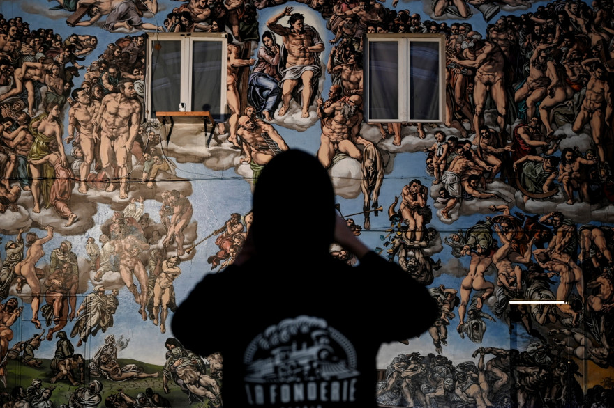Une fresque réalisée par un street-artiste (illustration)