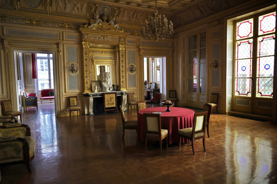 Le Palais Vivienne, propriété de Pierre-Jean Chalencon, le 8 avril 2021