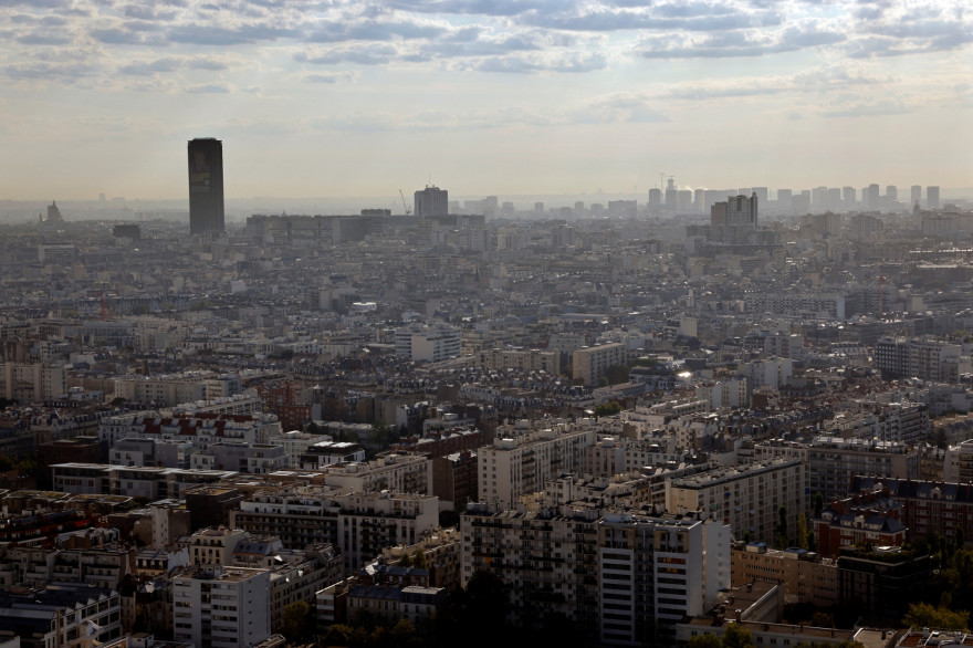 Une photo aérienne prise le 15 septembre 2020 dans l’Ouest de Paris. (Illustration)