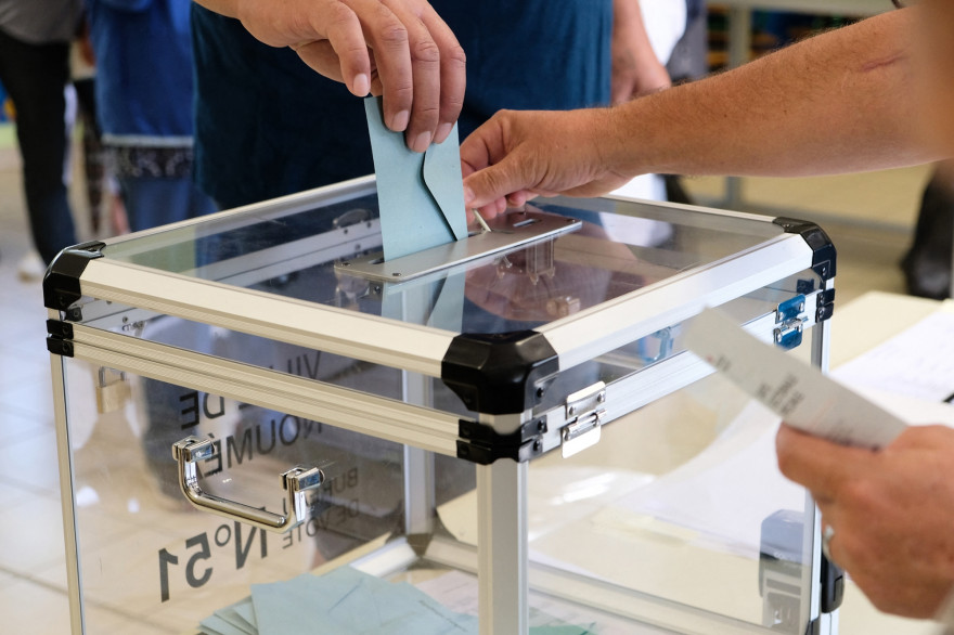 Bureau de vote. (Illustration)