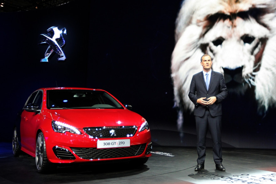 Peugeot et son patron Maxime Picat ont dévoilé la nouvelle 308 GTi