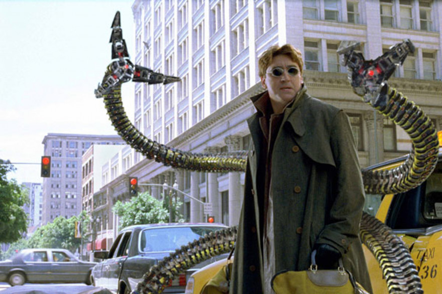 Alfred Molina dans "Spider-Man 2" de Sam Rami