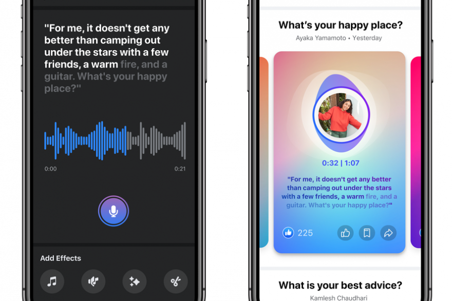 Facebook se met à l'heure des podcasts