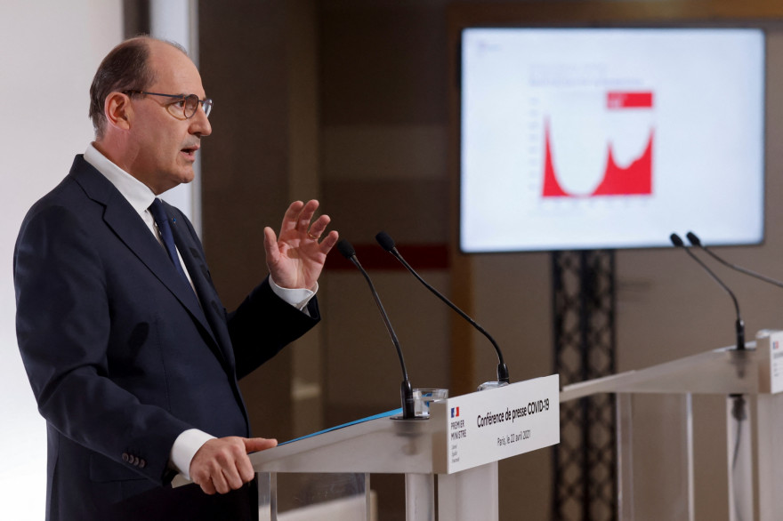 Jean Castex en conférence de presse le 22 avril 2021