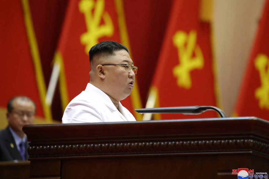 Le leader nord-coréen Kim Jong-un, le 9 avril 2021