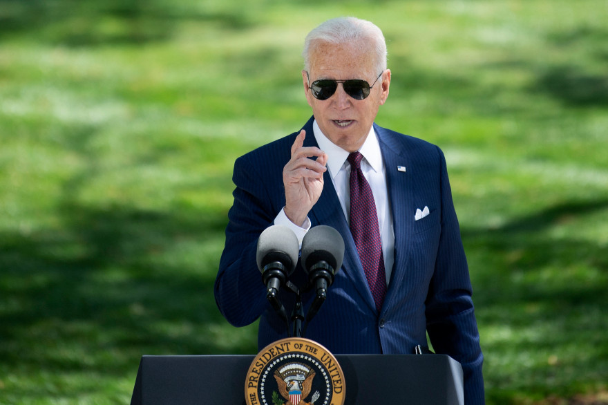 Joe Biden à la Maison Blanche le 27 avril 2021
