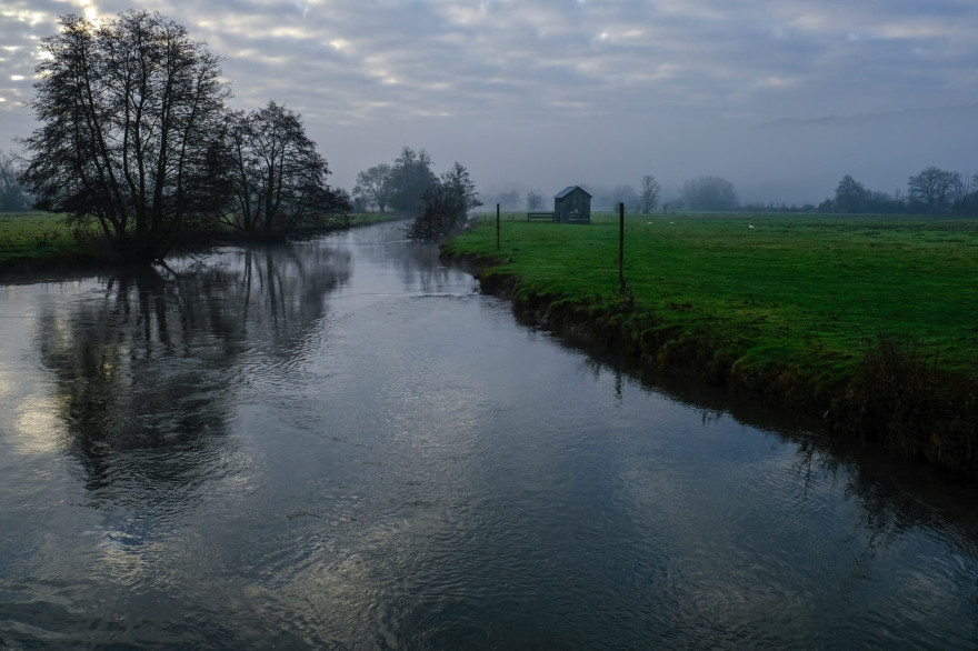 La Risle, en Normandie