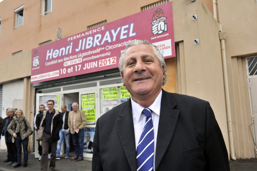 Photo de l’ancien député PS Henri Jibrayel prise le 4 avril 2012 à Marseille.