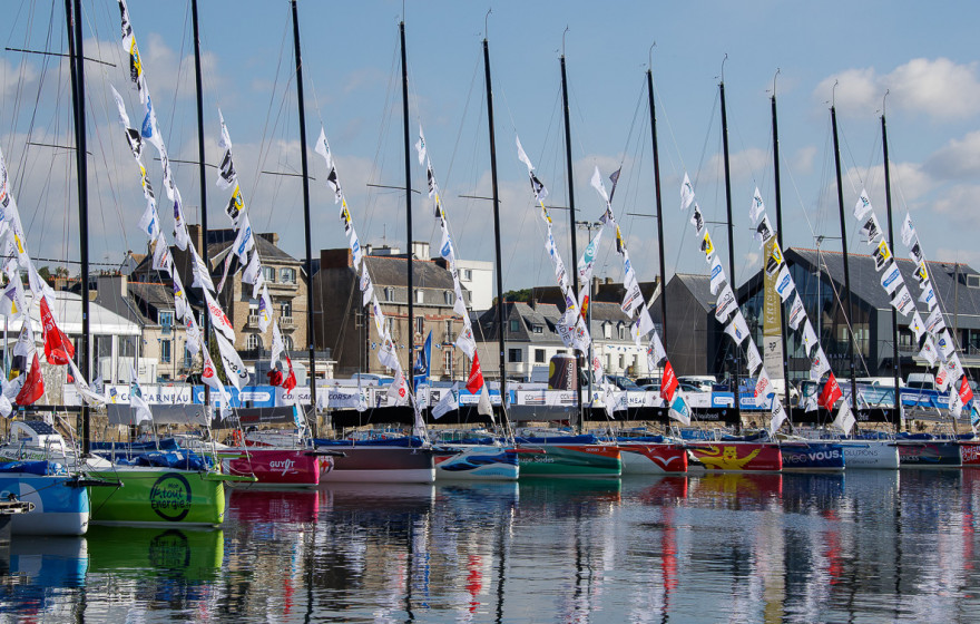 Les bateaux dans le port de Concarneau