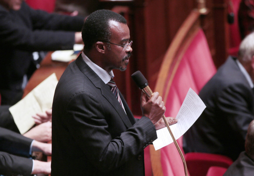 Le président de la région Guadeloupe, étiqueté La République en Marche, Ary Chalus.