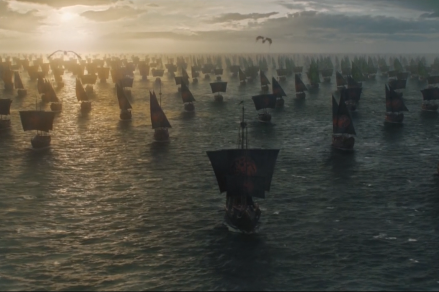 La flotte de Daenerys Targaryen dans "Game of Thrones"