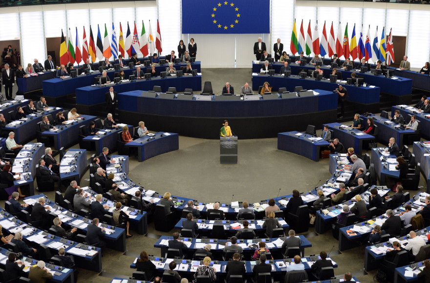Le parlement européen à Strasbourg