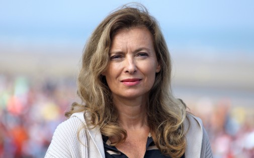 Valérie Trierweiler, à Cabourg, le 28 août 2013. (archives)