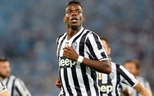 Paul Pogba sous les couleurs de la Juventus Turin en août 2013