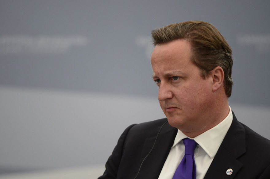 David Cameron, en Russie, le 6 septembre. (archives)