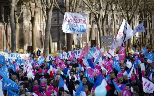 La Manif pour tous à Versailles le 15 décembre 2013